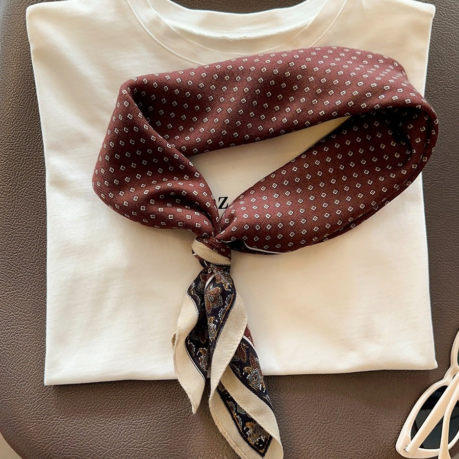Foulard Geometrico Borgogna - SLK