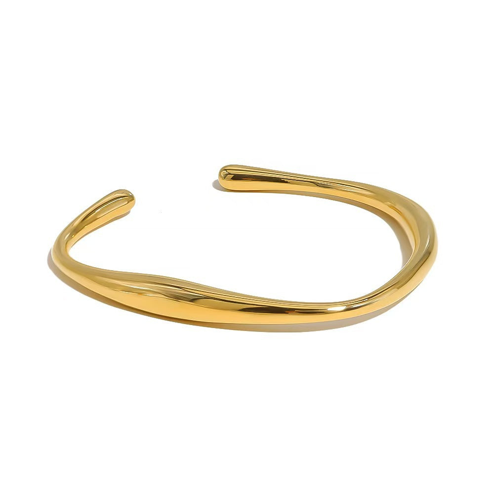 Bracciale Rigido Dorato - SLK