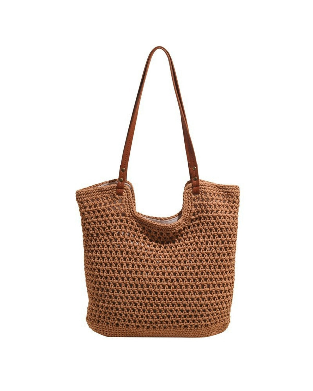 Borsa Tote Naturale in Due Colori - SLK