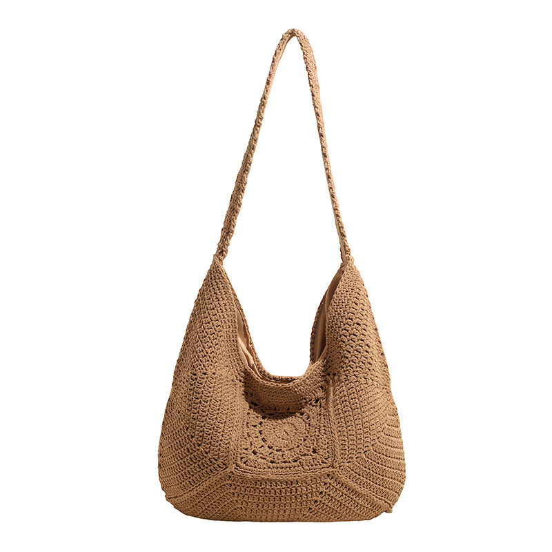 Borsa Tote Intrecciata in Raffia - SLK