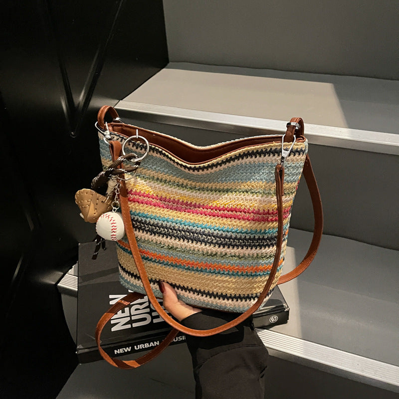 Borsa a Spalla Intrecciata da Donna - SLK