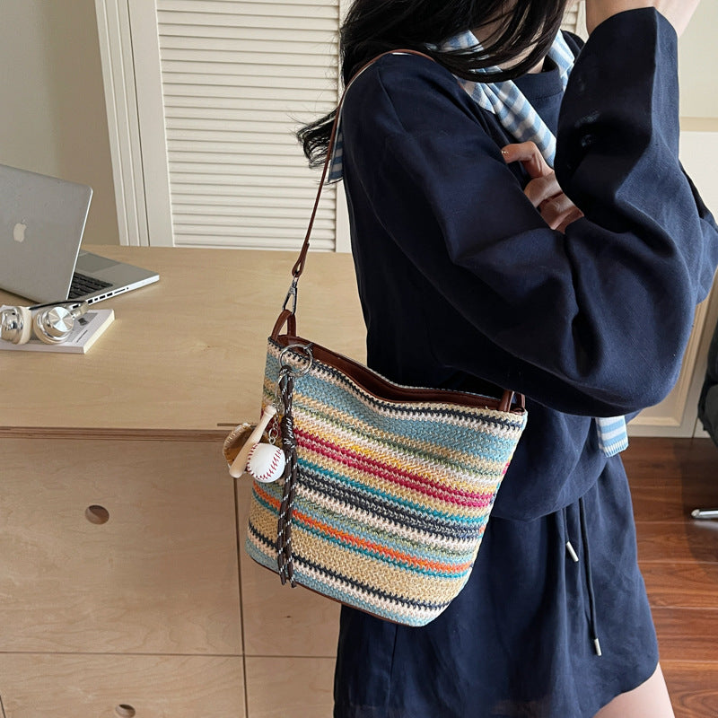 Borsa a Spalla Intrecciata da Donna - SLK