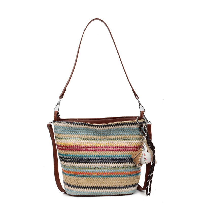 Borsa a Spalla Intrecciata da Donna - SLK