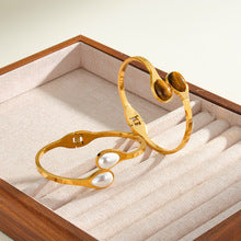 Bracciale Aperto con Perle - SLK