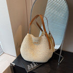 Borsa Tote Intrecciata in Raffia - SLK