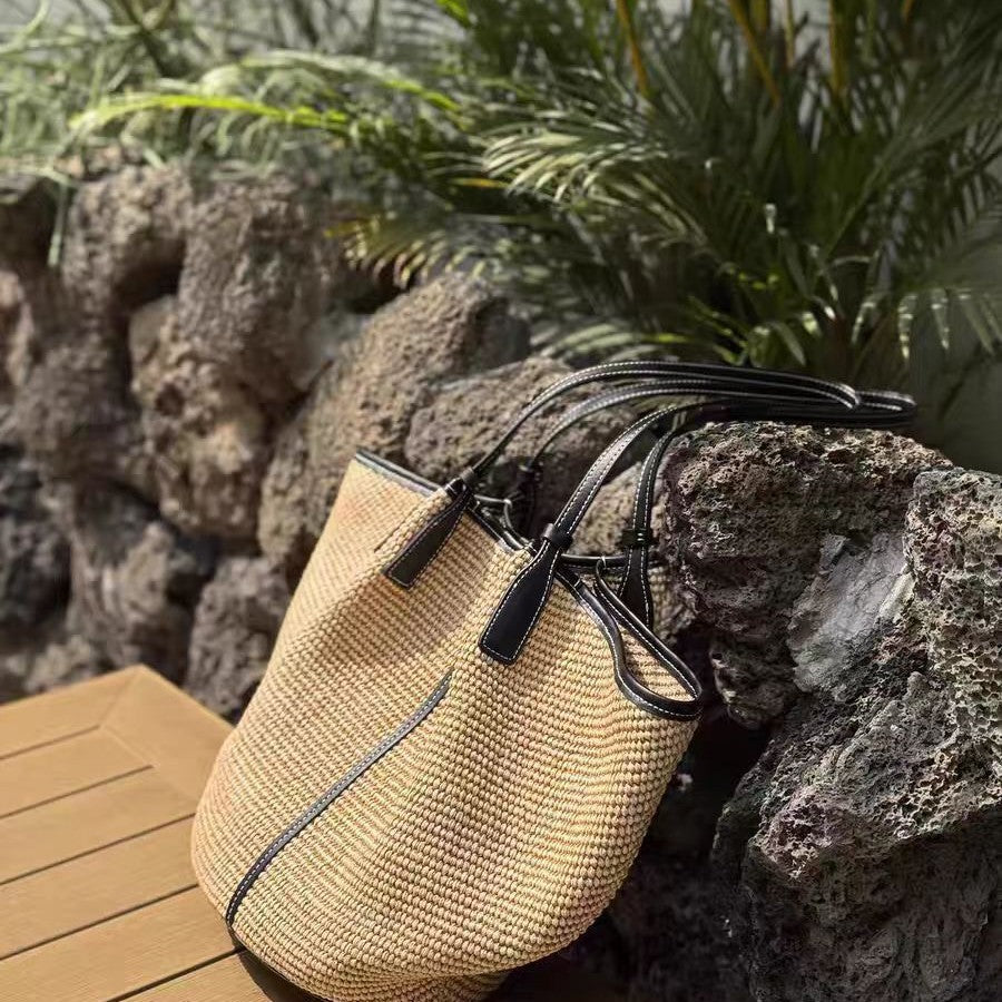 Borsa Hobo in Raffia - SLK