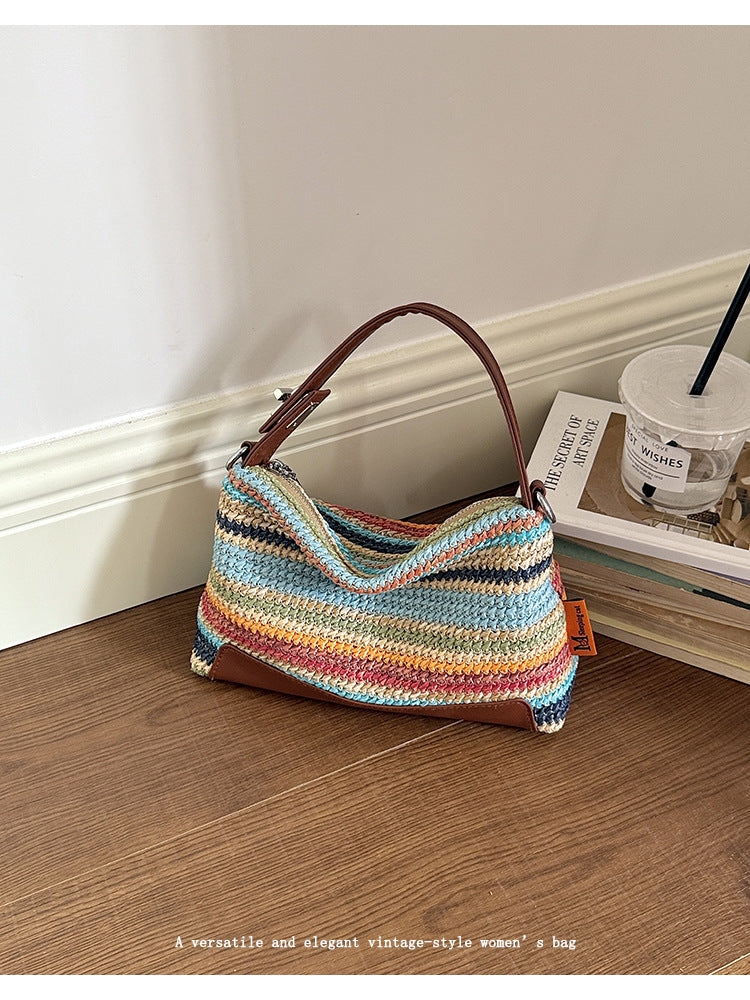Borsa a Spalla Intrecciata da Donna - SLK