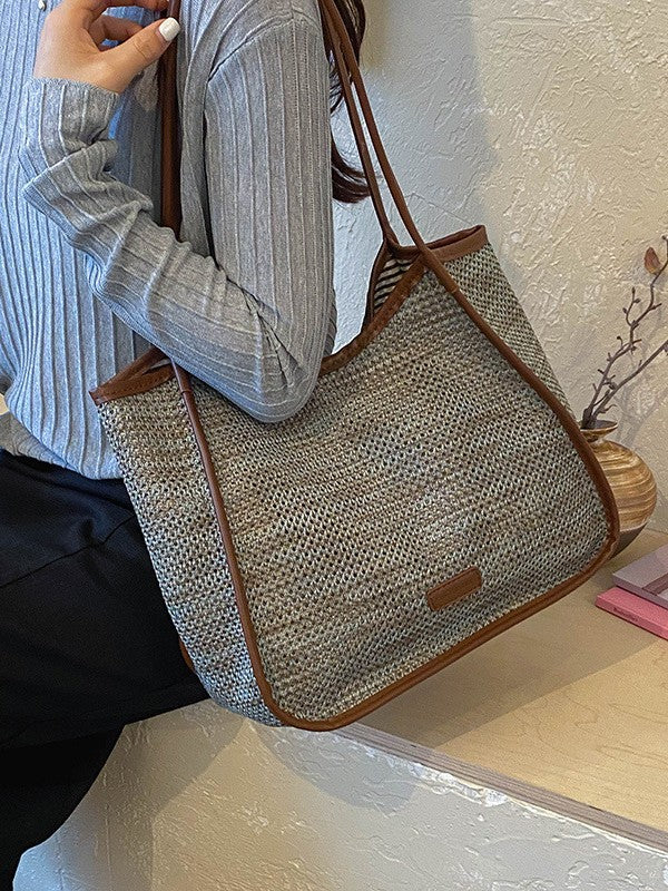Borsa a Spalla Intrecciata da Donna - SLK