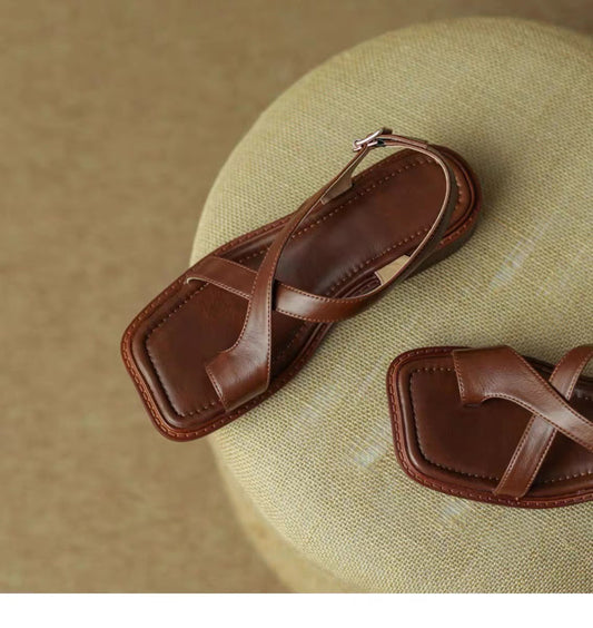 Sandali Minimal Marroni - SLK