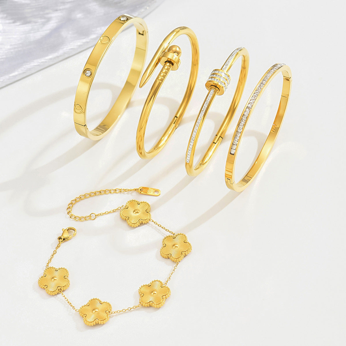 Bracciale Dorato Minimal da Donna - SLK