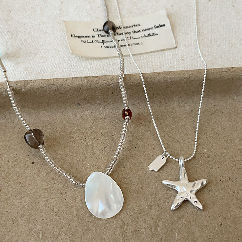 Collana Estiva con Dettagli Dorati - SLK