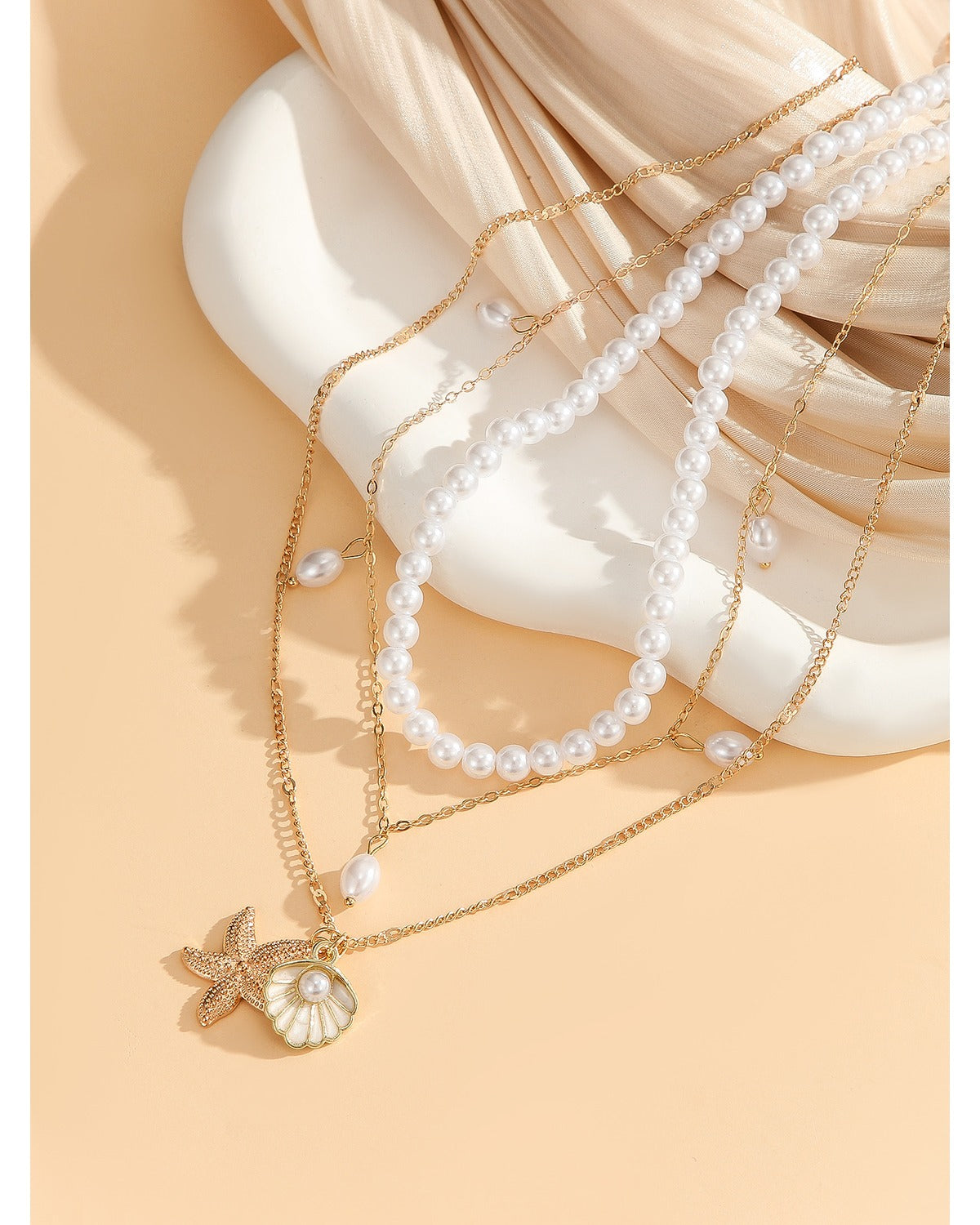 Collana Resort con Perle e Conchiglia