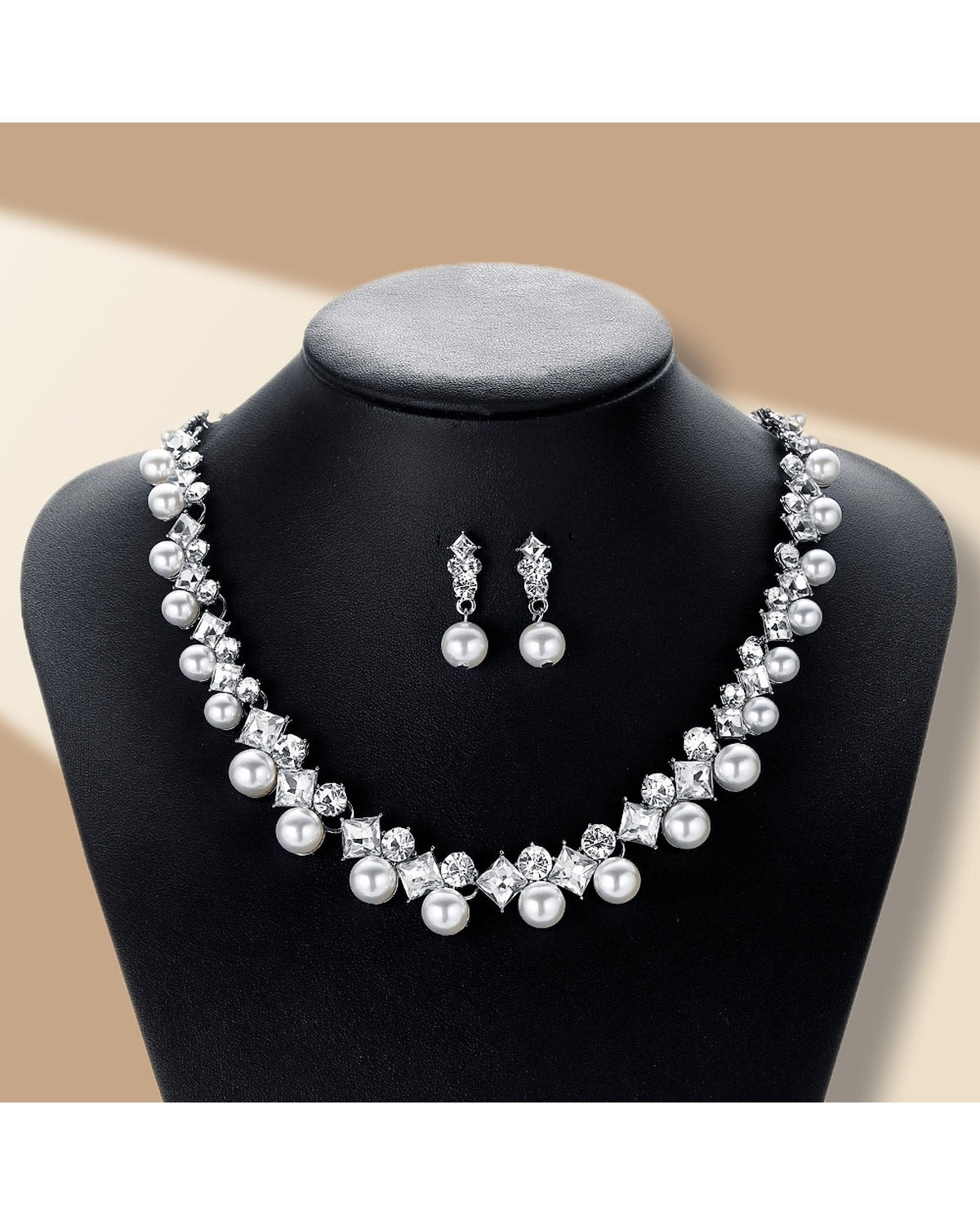 Set Gioielli con Perle e Cristalli - SLK