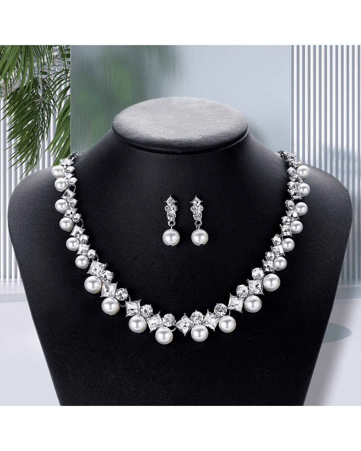 Set Gioielli con Perle e Cristalli - SLK