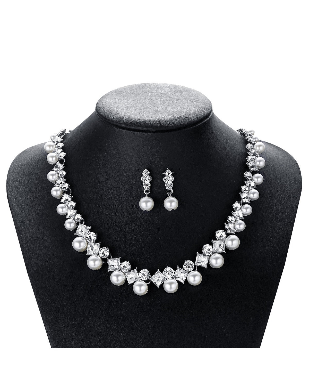Set Gioielli con Perle e Cristalli - SLK