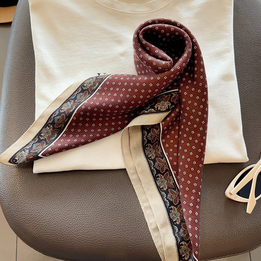 Foulard Geometrico Borgogna - SLK