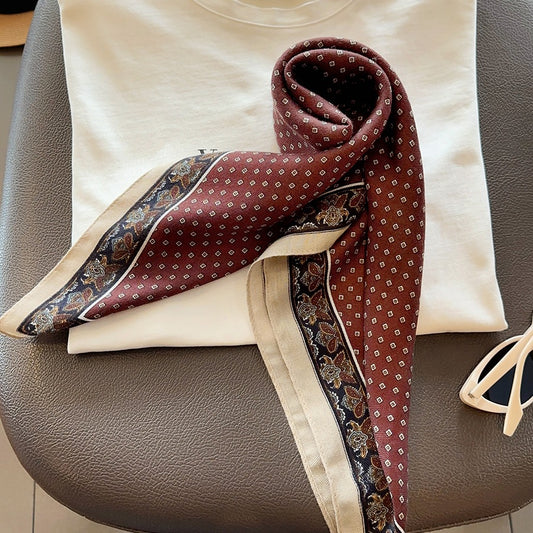 Foulard Geometrico Borgogna - SLK