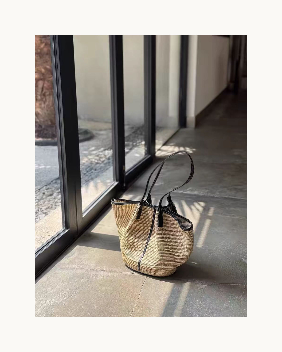 Borsa Hobo in Raffia - immagine principale SLK