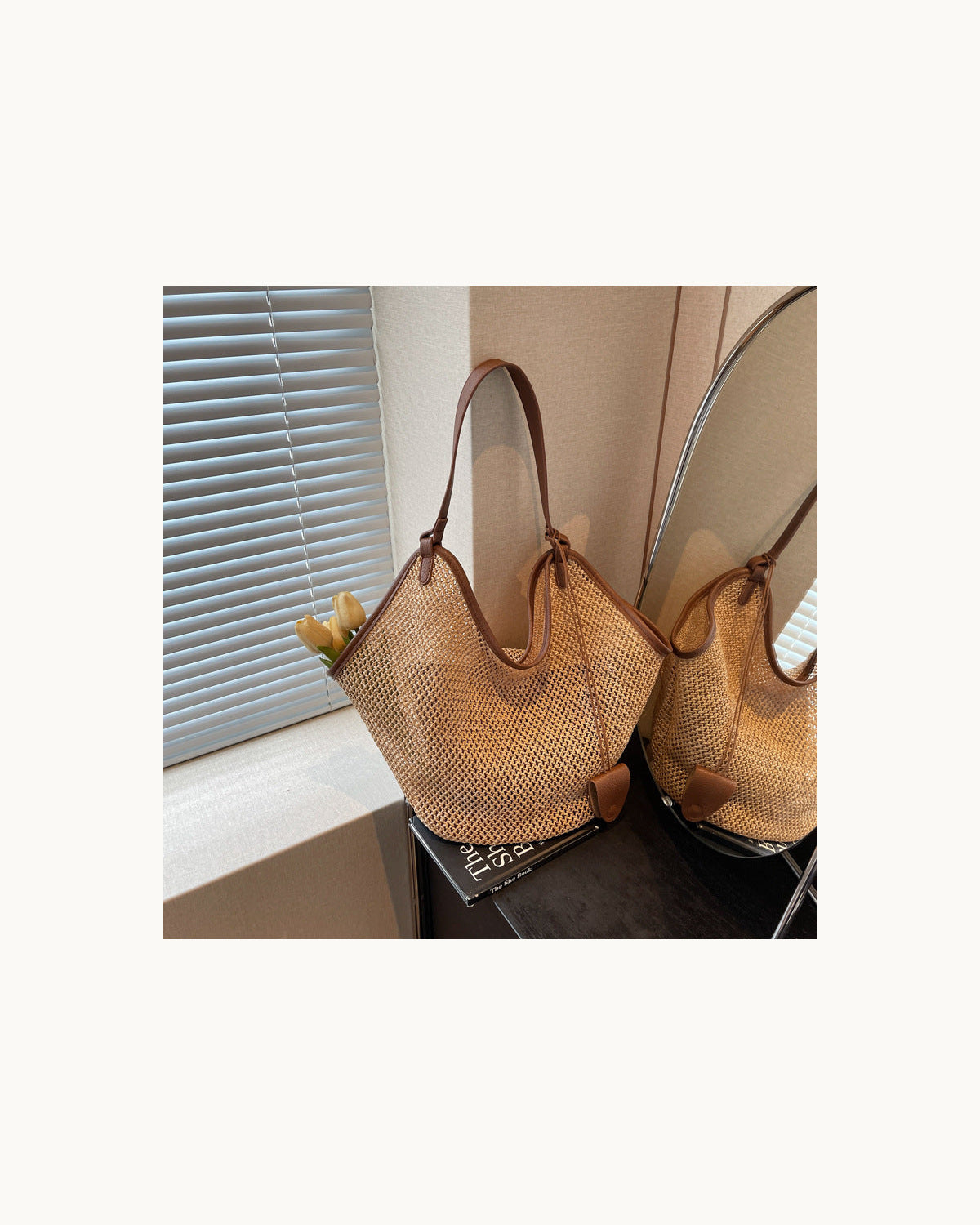 Borsa Intrecciata Nera - immagine principale SLK