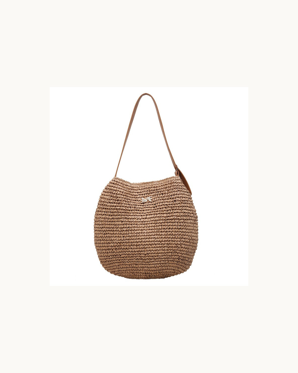 Borsa Tote Intrecciata in Raffia - immagine principale SLK