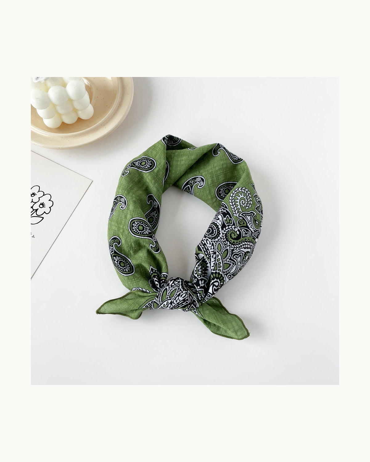 Foulard Paisley Verde - immagine principale SLK