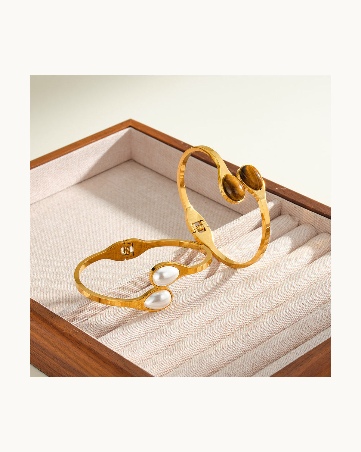 Bracciale Aperto con Perle - immagine principale SLK