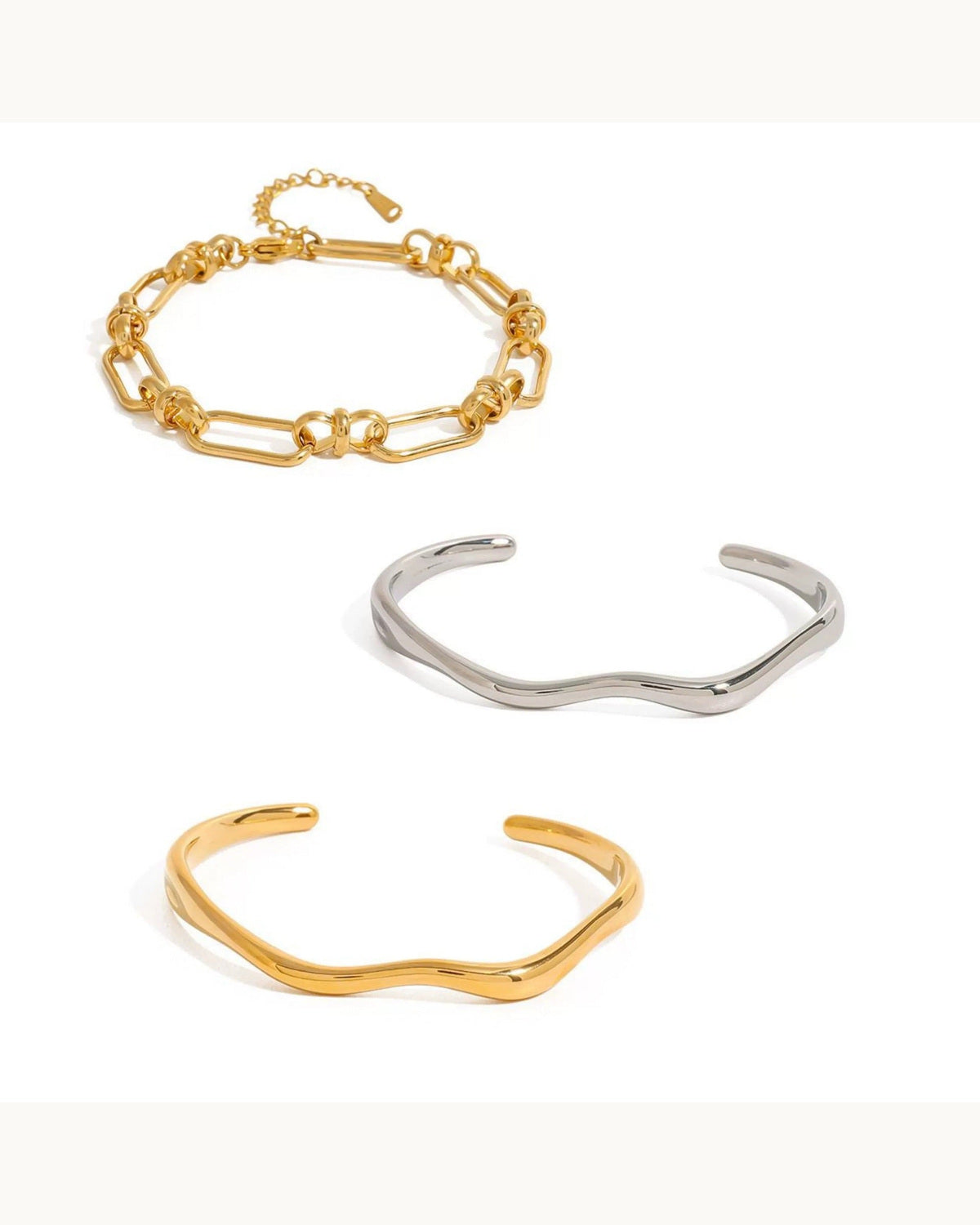 Bracciale Rigido Dorato - immagine principale SLK