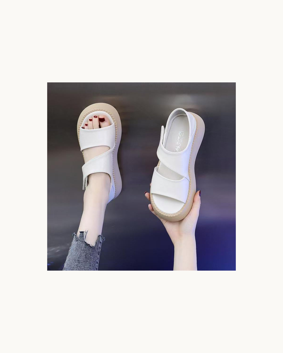 Sandali Comfort Bianchi - immagine principale SLK
